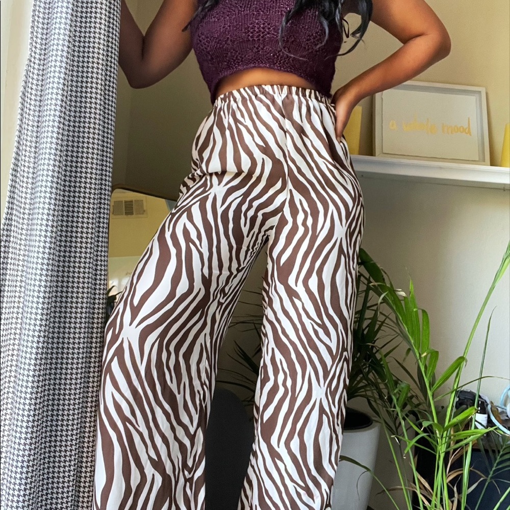 Shein - Zebra Pants